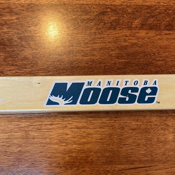 AHL | Manitoba Moose wooden mini hockey stick - Picture 3 of 4